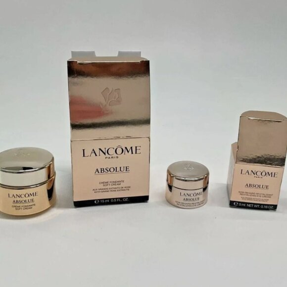 Lancome Absolue Soft Cream 15 ml & Eye Cream 5 ml New Very fresh! - Picture 1 of 2
